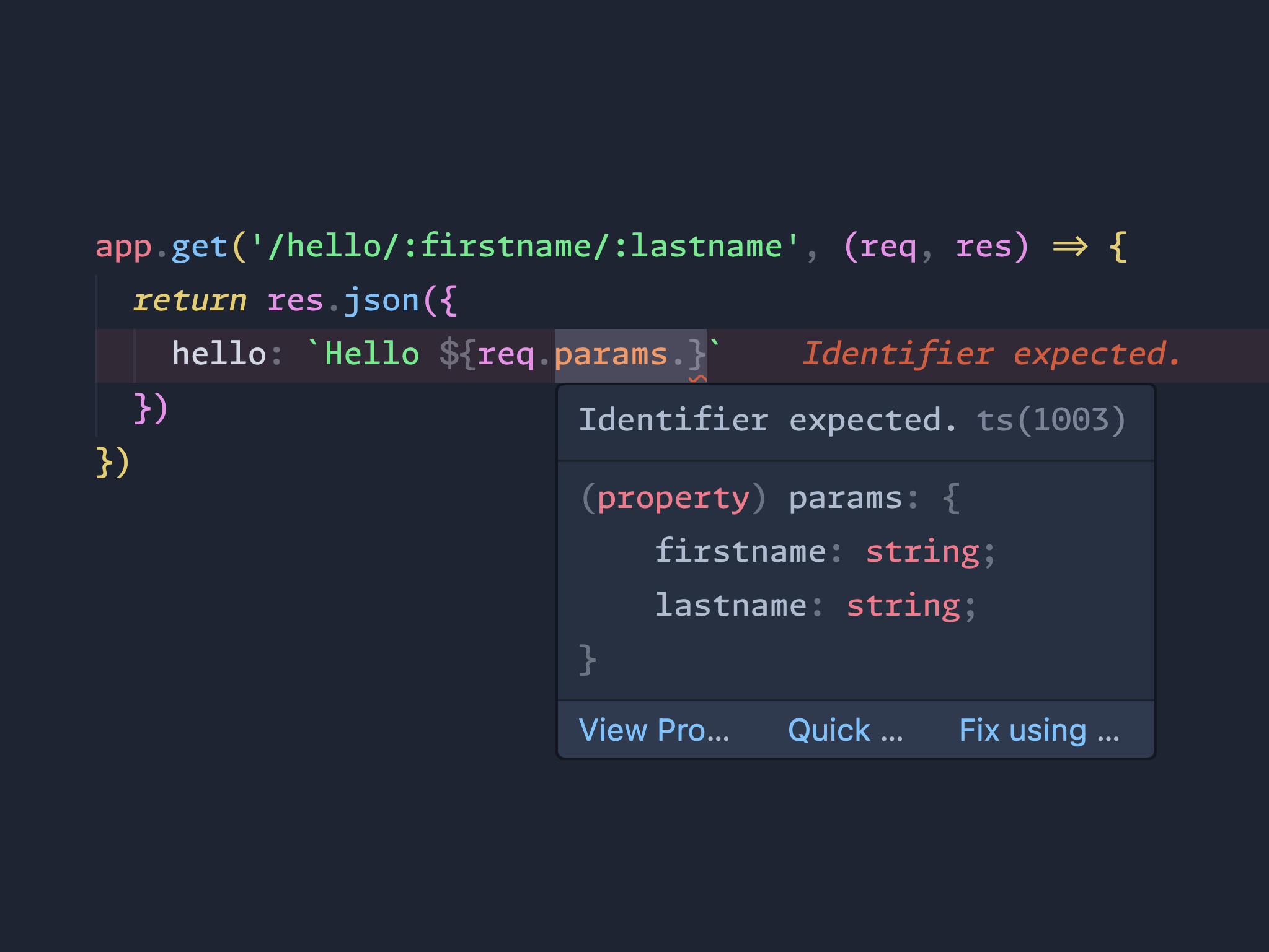 type-safe params